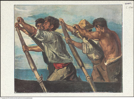 Vorderseite von unbekannt [https://www.deutsche-digitale-bibliothek.de/content/lizenzen/rv-ez/] Seelandschaft mit Fischer - Detail, bh363908_recto. Foto: Fietz, Helga.