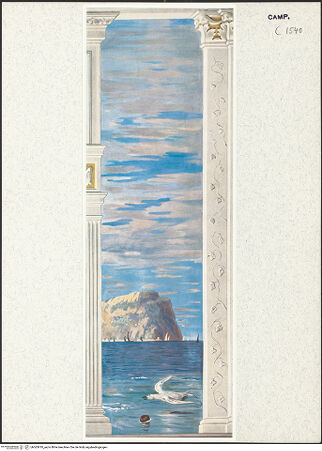 Vorderseite von unbekannt [https://www.deutsche-digitale-bibliothek.de/content/lizenzen/rv-ez/] Seelandschaft mit Fischer - Detail, bh363910_recto. Foto: Fietz, Helga.