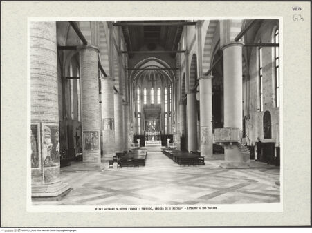 Vorderseite von Alinari [https://www.deutsche-digitale-bibliothek.de/content/lizenzen/rv-ez/] San Nicolò - Innenansicht von Westen, bh365121_recto. Foto.