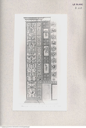 Vorderseite von Istituto Nazionale per la Grafica, Calcografia [http://creativecommons.org/publicdomain/mark/1.0/] Stichfolge nach dem Dekor der Pilaster der vatikanischen Loggien - , bh365712. Foto.