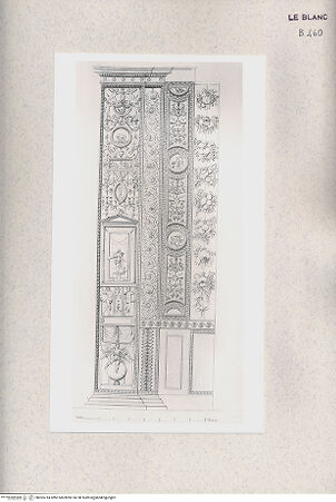 Vorderseite von Istituto Nazionale per la Grafica, Calcografia [http://creativecommons.org/publicdomain/mark/1.0/] Stichfolge nach dem Dekor der Pilaster der vatikanischen Loggien - , bh365714. Foto.