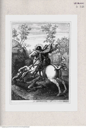 Vorderseite von Istituto Nazionale per la Grafica [http://creativecommons.org/publicdomain/mark/1.0/] Der heilige Georg - , bh365715. Foto.