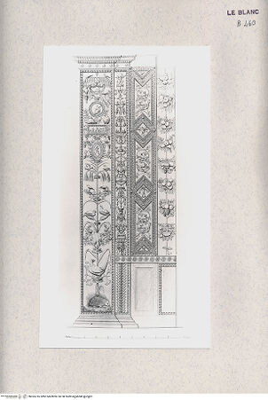 Vorderseite von Istituto Nazionale per la Grafica, Calcografia [http://creativecommons.org/publicdomain/mark/1.0/] Stichfolge nach dem Dekor der Pilaster der vatikanischen Loggien - , bh365716. Foto.