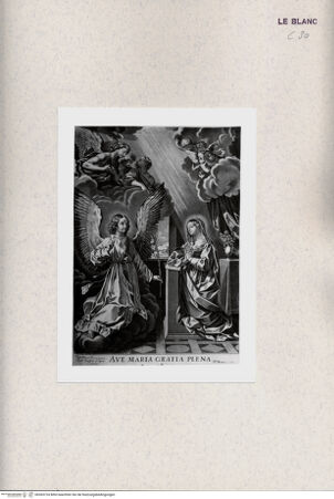 Vorderseite von Albertina [http://creativecommons.org/publicdomain/mark/1.0/] Verkündigung - , bh365724. Foto.