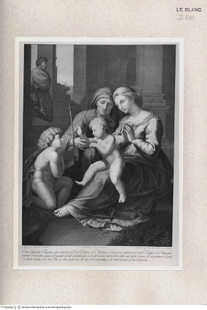 Vorderseite von Istituto Nazionale per la Grafica [http://creativecommons.org/publicdomain/mark/1.0/] "Madonna del Divino Amore"; Heilige Familie - , bh365876. Foto.