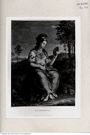 Vorderseite von Istituto Nazionale per la Grafica, Calcografia [http://creativecommons.org/publicdomain/mark/1.0/] Allegorische Figur: die Vorsicht - , bh365882. Foto.