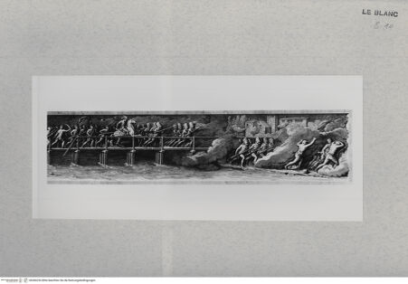 Vorderseite von Musei Capitolini [http://creativecommons.org/publicdomain/mark/1.0/] Fasti di NapoleoneBlatt 4: Das Gefecht an der Brücke von Lodi (II) - , bh366226. Foto.