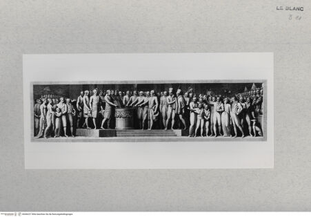 Vorderseite von Musei Capitolini [http://creativecommons.org/publicdomain/mark/1.0/] Fasti di NapoleoneBlatt 13: Fest des Bundes der Zisalpinischen Republik - , bh366227. Foto.