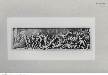 Vorderseite von Musei Capitolini [http://creativecommons.org/publicdomain/mark/1.0/] Fasti di NapoleoneBlatt 11: Die Schlacht von Rivoli - , bh366228. Foto.