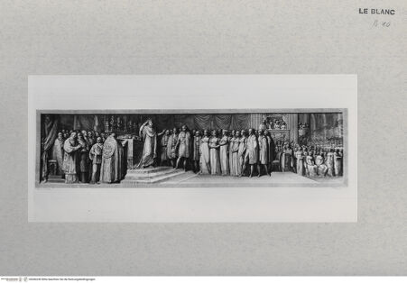 Vorderseite von Musei Capitolini [http://creativecommons.org/publicdomain/mark/1.0/] Fasti di NapoleoneBlatt 31: Napoleon wird König von Italien - , bh366249. Foto.