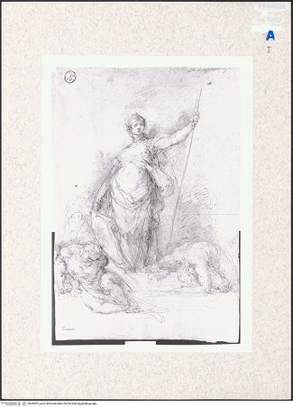 Vorderseite von unbekannt [https://www.deutsche-digitale-bibliothek.de/content/lizenzen/rv-ez/] Allegorie des Triumphs einer Nation - , bh366297_recto. Foto.