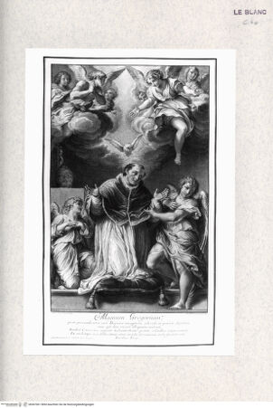 Vorderseite von  [http://creativecommons.org/publicdomain/mark/1.0/] Der Heilige Gregor im Gebet - , bh367061. Foto.