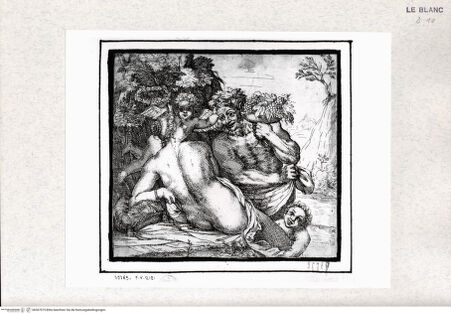 Vorderseite von  [http://creativecommons.org/publicdomain/mark/1.0/] Venus und Satyr - , bh367075. Foto.