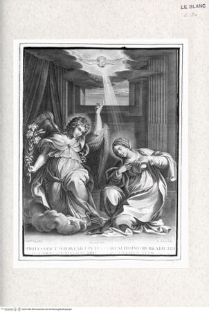 Vorderseite von Istituto Nazionale per la Grafica [http://creativecommons.org/publicdomain/mark/1.0/] Verkündigung - , bh367086. Foto.