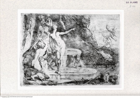 Vorderseite von  [http://creativecommons.org/publicdomain/mark/1.0/] Diana und Actaeon - , bh367089. Foto.