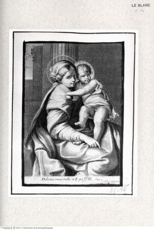 Vorderseite von unbekannt [http://creativecommons.org/publicdomain/mark/1.0/] Die Heilige Familie mit dem Johannesknaben (Ausschnitt) - , bh367111. Foto.