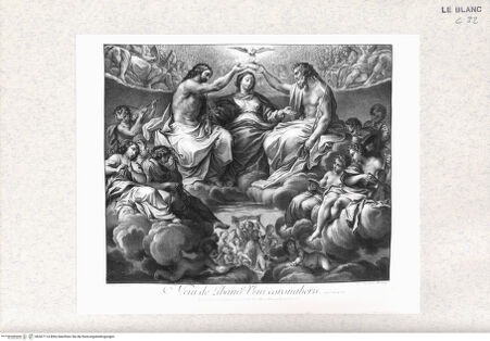 Vorderseite von  [http://creativecommons.org/publicdomain/mark/1.0/] Die Krönung der Jungfrau - , bh367114. Foto.