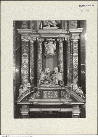 Vorderseite von ICCD [https://www.deutsche-digitale-bibliothek.de/content/lizenzen/rv-ez/] Grabmal des Ercole und des Luigi Bolognetti - Frontalansicht, bh367184_recto. Foto.