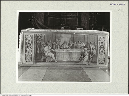 Vorderseite von ICCD [https://www.deutsche-digitale-bibliothek.de/content/lizenzen/rv-ez/] Das letzte Abendmahl - , bh367220_recto. Foto.