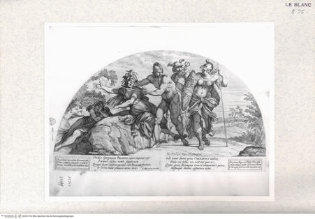 Vorderseite von Istituto Nazionale per la Grafica [http://creativecommons.org/publicdomain/mark/1.0/] Stichserie nach den Dekorationen des Camerino FarnesePerseus und Medusa - , bh367374. Foto.