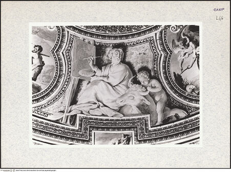 Vorderseite von Sopr. BAS NA [https://www.deutsche-digitale-bibliothek.de/content/lizenzen/rv-ez/] Szenen des Alten und Neuen TestamentsLukas der Evangelist - Gesamtansicht, bh367438_recto. Foto.