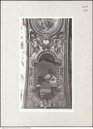 Vorderseite von Sopr. BAS NA [https://www.deutsche-digitale-bibliothek.de/content/lizenzen/rv-ez/] Szenen aus dem Leben des heligen BrunoDer Traum des heiligen Bruno - Gesamtansicht, bh367449_recto. Foto.