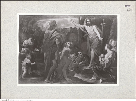 Vorderseite von Sopr. BAS NA [https://www.deutsche-digitale-bibliothek.de/content/lizenzen/rv-ez/] Johannes der Täufer predigt - Gesamtansicht, bh367451_recto. Foto.