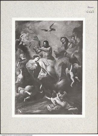 Vorderseite von Sopr. BAS NA [https://www.deutsche-digitale-bibliothek.de/content/lizenzen/rv-ez/] Marienkrönung - Gesamtansicht, bh367511_recto. Foto.