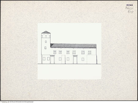 Vorderseite von unbekannt [https://www.deutsche-digitale-bibliothek.de/content/lizenzen/rv-ez/] Palazzo Capranica - Fassadenaufriss, bh367946_recto. Foto.