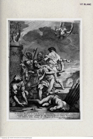 Vorderseite von  [http://creativecommons.org/publicdomain/mark/1.0/] Die Marter der Heiligen Chrispinus und Crispinianus - , bh368391. Foto.