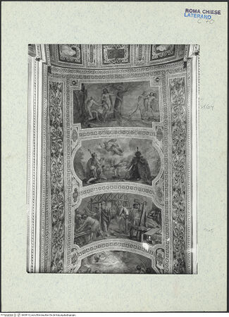 Vorderseite von ICCD (GFN) [https://www.deutsche-digitale-bibliothek.de/content/lizenzen/rv-ez/] Szenen aus dem Alten Testament - Gewölbe: obere drei Bildfelder, bh369112_recto. Foto.