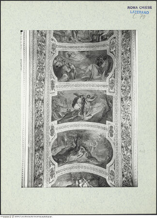 Vorderseite von ICCD (GFN) [https://www.deutsche-digitale-bibliothek.de/content/lizenzen/rv-ez/] Szenen aus dem Alten Testament - Gewölbe: Bildfeld 4 bis 6 (von oben), bh369127_recto. Foto.