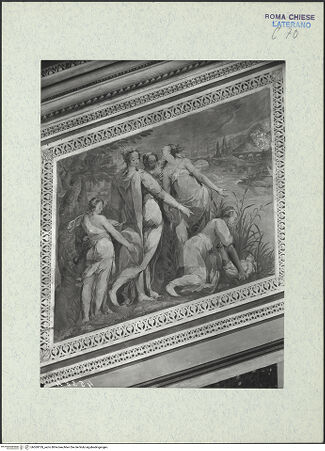 Vorderseite von ICCD (GFN) [https://www.deutsche-digitale-bibliothek.de/content/lizenzen/rv-ez/] Szenen aus dem Alten TestamentAuffindung des Mosesknaben - Gesamtansicht, bh369139_recto. Foto.