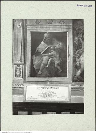 Vorderseite von ICCD [https://www.deutsche-digitale-bibliothek.de/content/lizenzen/rv-ez/] Szenen aus der Geschichte des heiligen Kreuzes und des OratoriumsPropheten - vor der Restaurierung von 1963-64, bh369400_recto. Foto.