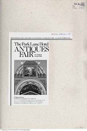 Vorderseite von  [http://creativecommons.org/publicdomain/mark/1.0/] Jakobs Traum von der Himmelsleiter (aus einer Serie nach den Biblischen Geschichten in den Vatikanischen Loggien) - , bh369493. Foto.