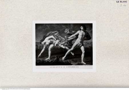 Vorderseite von Albertina [http://creativecommons.org/publicdomain/mark/1.0/] Atalante und Hippomenes - , bh370414. Foto.