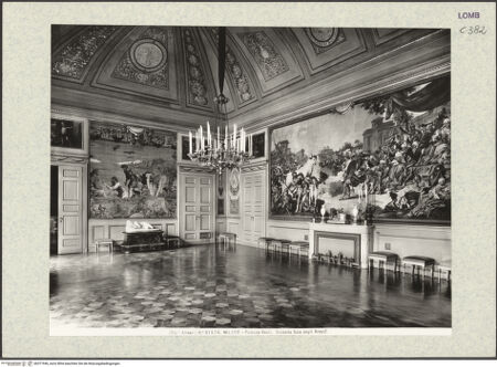 Vorderseite von Alinari [https://www.deutsche-digitale-bibliothek.de/content/lizenzen/rv-ez/] Palazzo RealeSala degli Arazzi - Innenansicht, bh371946_recto. Foto.