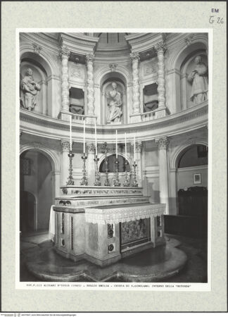 Vorderseite von Alinari [https://www.deutsche-digitale-bibliothek.de/content/lizenzen/rv-ez/] San GirolamoSanti Simone e Taddeo - Inneres, Altar, bh375547_recto. Foto.