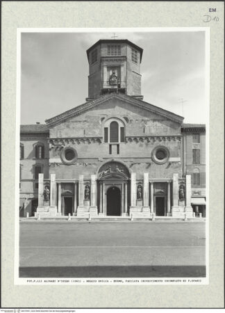 Vorderseite von Alinari [https://www.deutsche-digitale-bibliothek.de/content/lizenzen/rv-ez/] Santa Maria Assunta & Duomo - Gesamtansicht, bh375551_recto. Foto.