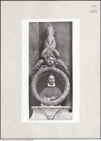 Vorderseite von Bibliotheca Hertziana [https://www.deutsche-digitale-bibliothek.de/content/lizenzen/rv-fz/] Bildnis des Kardinal Ascanio Filomarino - Gesamtansicht, bh375825_recto. Foto.