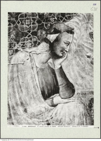 Vorderseite von Alinari [https://www.deutsche-digitale-bibliothek.de/content/lizenzen/rv-ez/] Szenen aus dem Leben Christi; Szenen aus dem Leben des heiligen Franziskus (?)Der Traum von Papst Innozenz III. (ursprünglich im nördlichen Seitenschiff) - Detail, bh376002_recto. Foto.