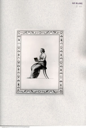 Vorderseite von Veste Coburg [http://creativecommons.org/publicdomain/mark/1.0/] "Auswahl antiker Gemälde ... vom Grafen Caylus" ... , Drei Hefte, insgesamt 23 Blatt, 1798erste Figur auf der rechten Seite (Heft 1) - , bh377364. Foto.