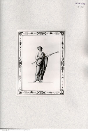 Vorderseite von Veste Coburg [http://creativecommons.org/publicdomain/mark/1.0/] "Auswahl antiker Gemälde ... vom Grafen Caylus" ... , Drei Hefte, insgesamt 23 Blatt, 1798erste Figur auf der linken Seite (?) (Heft 1) - , bh377366. Foto.