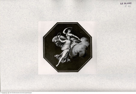 Vorderseite von Veste Coburg [http://creativecommons.org/publicdomain/mark/1.0/] "Auswahl antiker Gemälde ... vom Grafen Caylus" ... , Drei Hefte, insgesamt 23 Blatt, 1798zwei weibliche Figuren (Heft 2) - , bh377369. Foto.