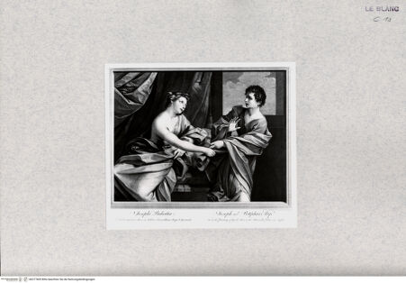 Vorderseite von Albertina [http://creativecommons.org/publicdomain/mark/1.0/] Joseph und Potiphars Weib - , bh377409. Foto.