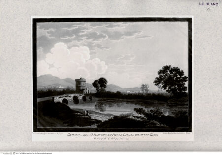 Vorderseite von Kunstsammlungen der Veste Coburg [http://creativecommons.org/publicdomain/mark/1.0/] "Grabmal des M. Plautius am Ponte Lucano ohnweit Tivoli" - , bh377414. Foto.