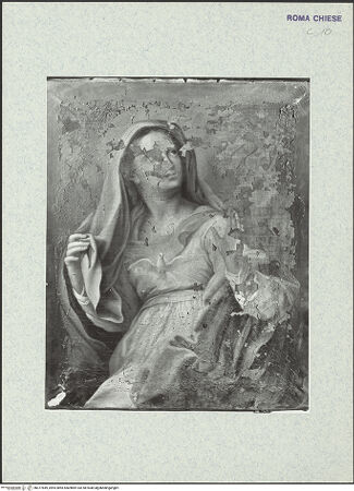 Vorderseite von ICCD [https://www.deutsche-digitale-bibliothek.de/content/lizenzen/rv-ez/] Verkündigungsmadonna - , bh377849_recto. Foto.