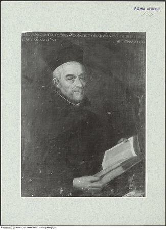 Vorderseite von ICCD [https://www.deutsche-digitale-bibliothek.de/content/lizenzen/rv-ez/] Porträt des Padre Pietro Gravita - , bh377851_recto. Foto.