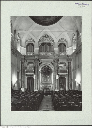 Vorderseite von ICCD [https://www.deutsche-digitale-bibliothek.de/content/lizenzen/rv-ez/] Santa Maria in VallicellaOratorio di San Filippo NeriSala Borromini - Altarwand, bh377892_recto. Foto.