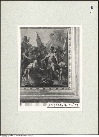 Vorderseite von unbekannt [https://www.deutsche-digitale-bibliothek.de/content/lizenzen/rv-ez/] Sisygambis kniet vor Alexander - , bh379775_recto. Foto.